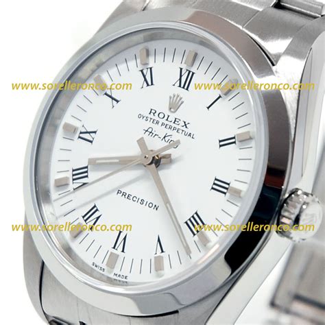 rolex air king bianco numeri romani|rolex air king history.